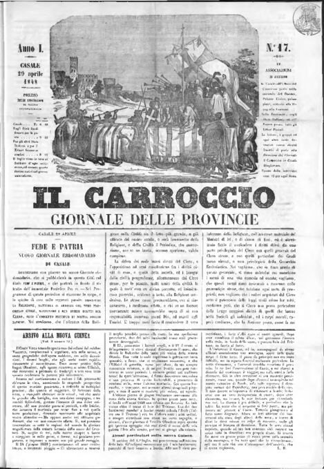 Il Carroccio - Edizione 17 del 29/04/1848